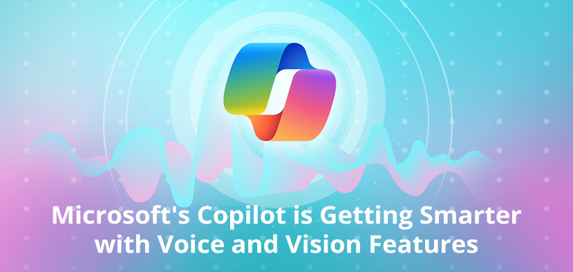 Copilot Logo On Background With Sound Waves