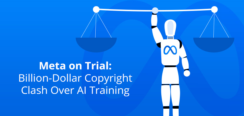 AI Meta Robot Holding Justice Scale